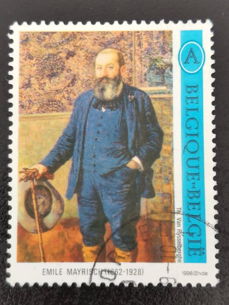 Belgique 1996 - Emile Mayrisch de Theo Van Rysselberghe, Enlèvement ou Envoi, Affranchi, Art