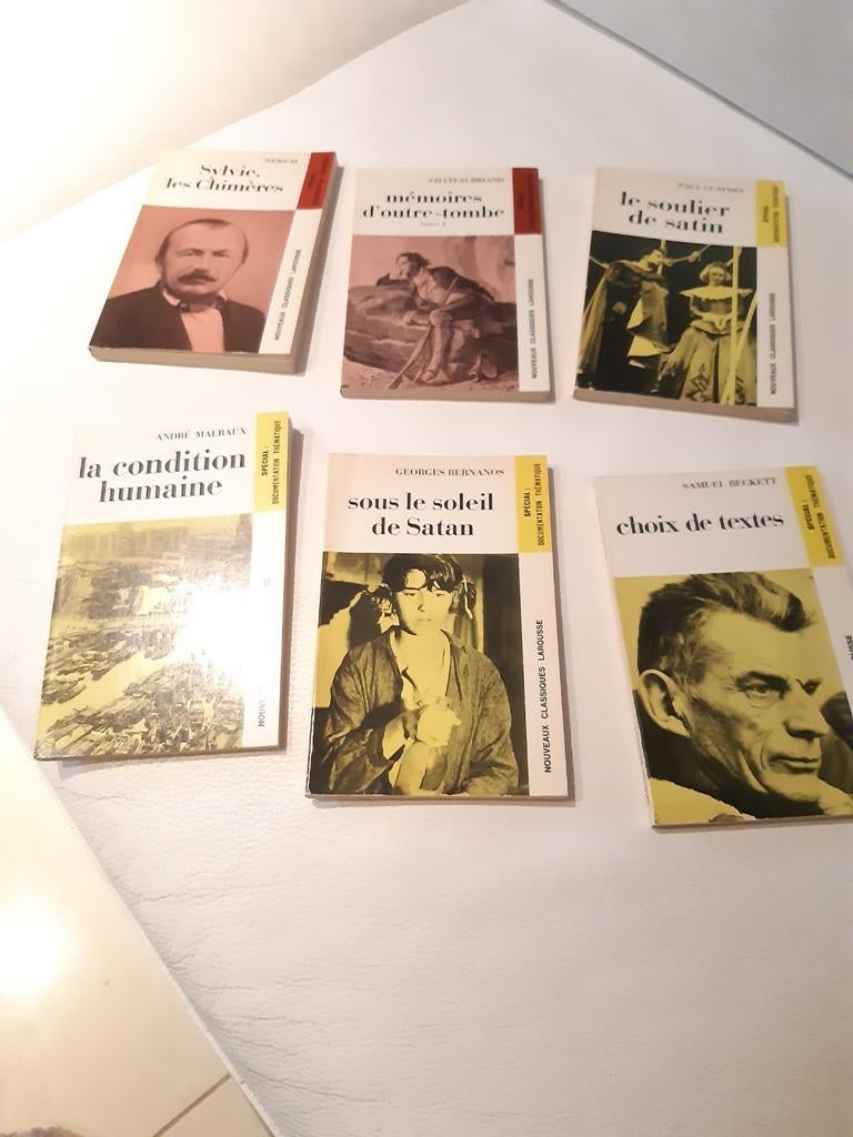 6 livres : Claudel, Beckett, Nerval, Malraux, Bernanos, ..., Boeken, Ophalen of Verzenden, Zo goed als nieuw
