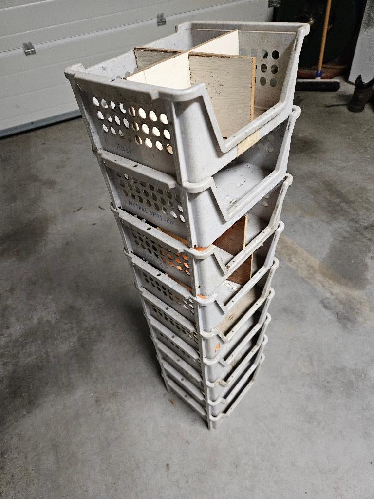 gereedschap opbergbakjes in PVC, Doe-het-zelf en Bouw, Ophalen, Zo goed als nieuw