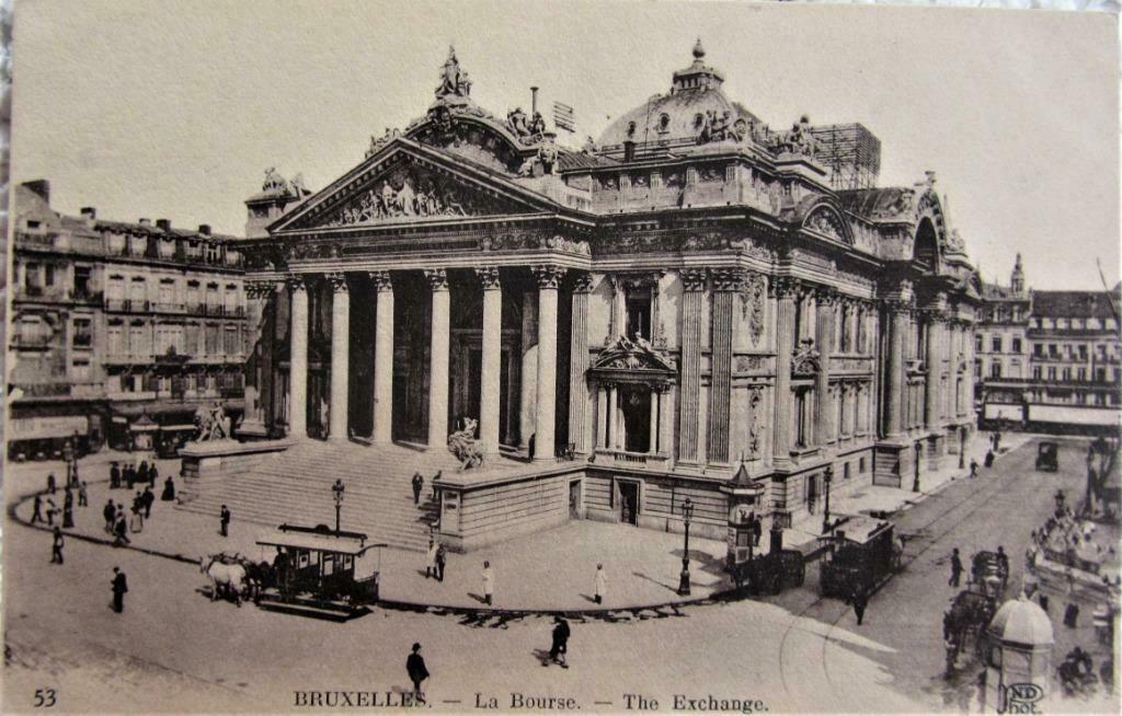 POSTKAART BELGIË- BRUXELLES- LA BOURSE , Ophalen of Verzenden, Ongelopen, Brussel (Gewest)