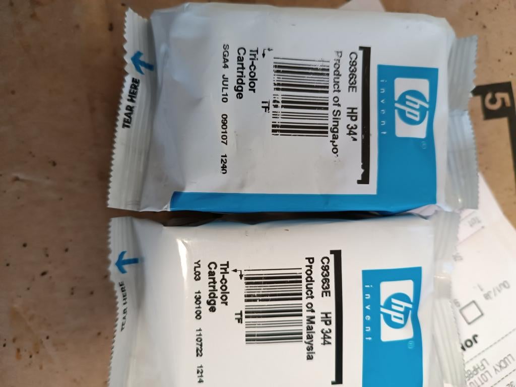 Nieuwe inktpatronen hp 344, Computers en Software, Ophalen, Zo goed als nieuw