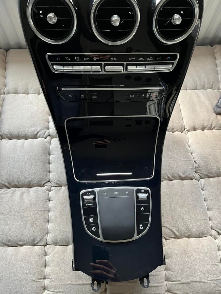 Mercedes Glc C middenconsoles compleet piano zwart