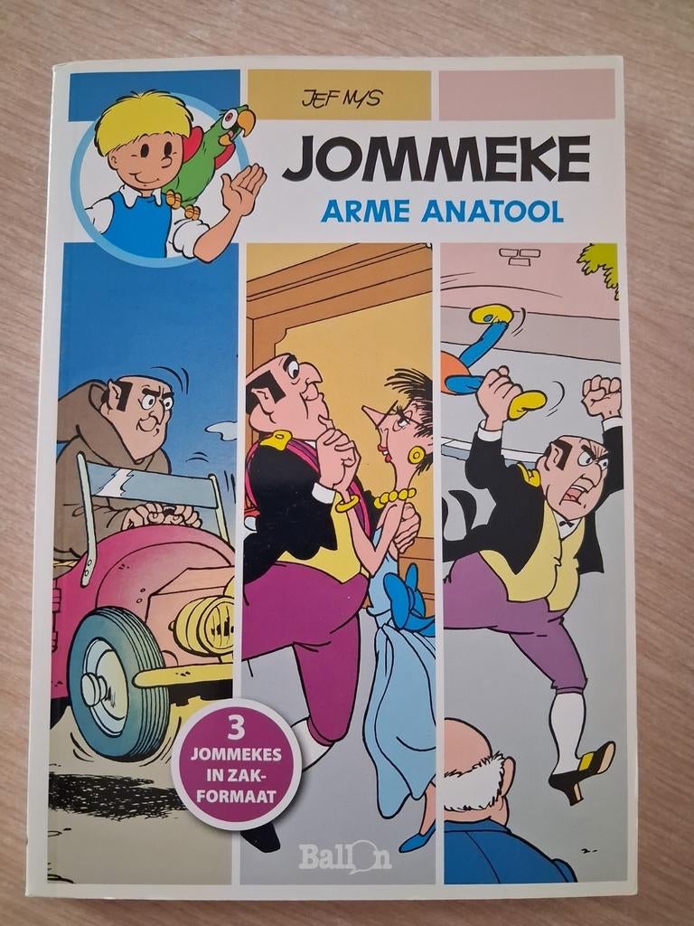 Jommeke - Arme Anatool (3 albums in zakformaat), Boeken, Jef Nys, Ophalen of Verzenden, Zo goed als nieuw, Meerdere stripboeken