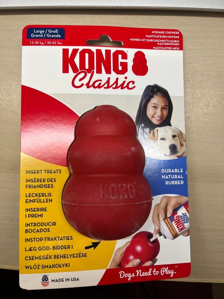 Kong Classic L NIEUW, Dieren en Toebehoren, Ophalen, Nieuw, Kauwspeelgoed