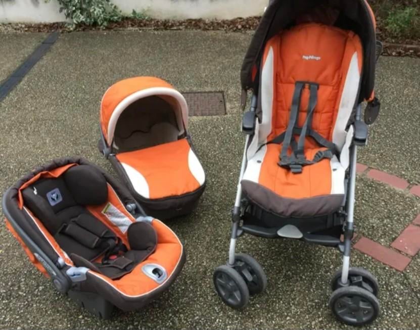 Peg perego 3 en 1 poussette nacelle maxi cosy, Ophalen of Verzenden, Kinderwagen