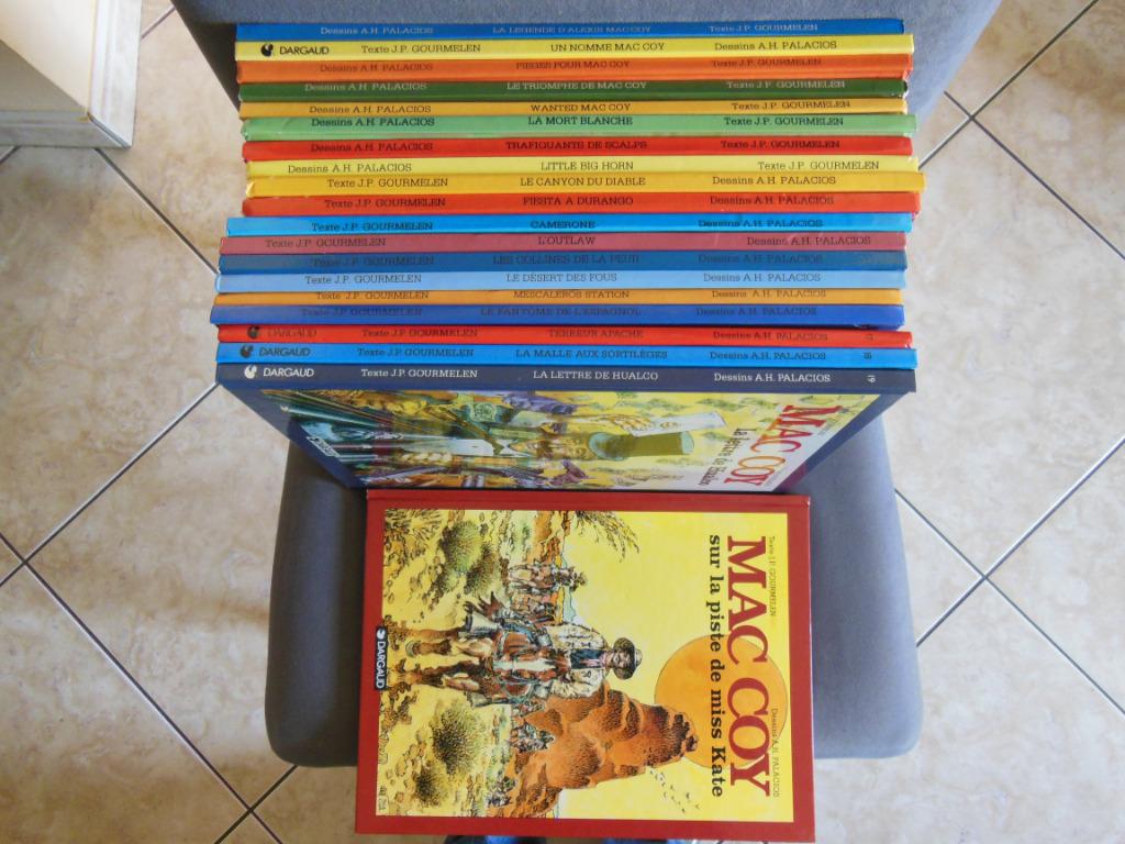 Lot BD Mac Coy 1 à 21 Manque le 20, Boeken, Ophalen of Verzenden, Gelezen