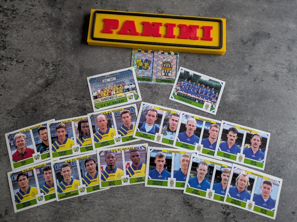 PANINI STICKERS 15X FOOTBALL 95 ST NIKLAAS / TONGEREN, Ophalen of Verzenden, Nieuw