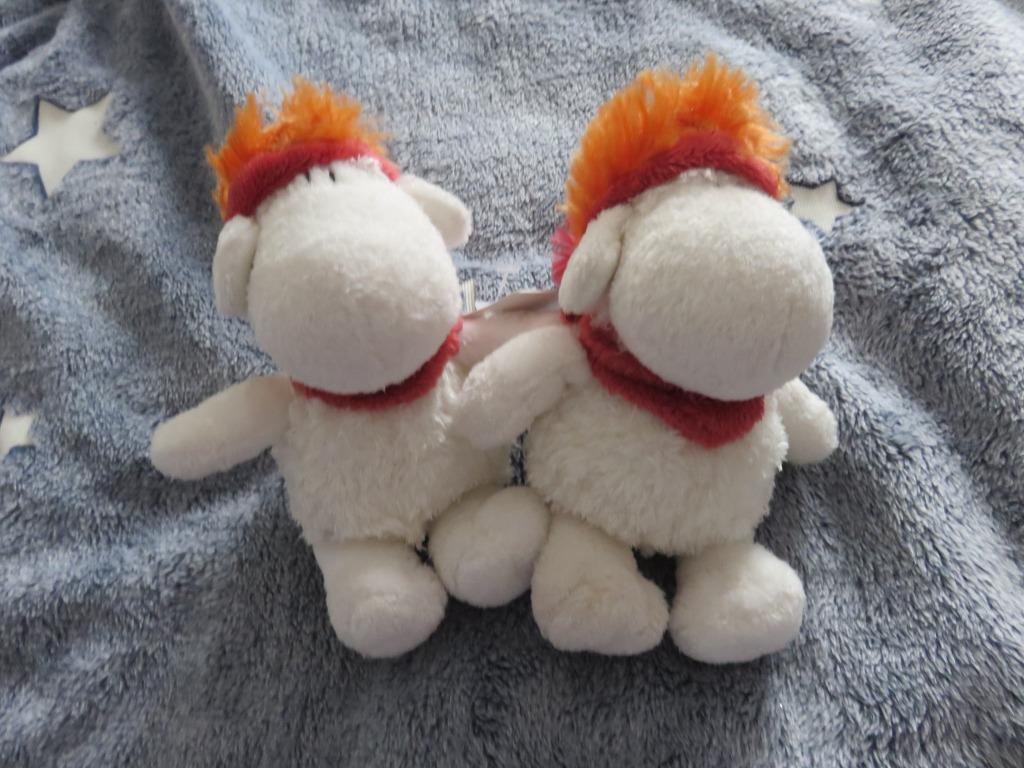 2x knuffel Sheepworld - Winterfriends -- schaapjes - schaap, Ophalen of Verzenden, Nieuw, Overige typen