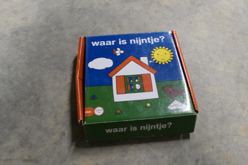 Geheugenspelletje - Waar is nijntje, Ophalen of Verzenden, 10 tot 50 stukjes, Zo goed als nieuw, 6 maanden tot 2 jaar
