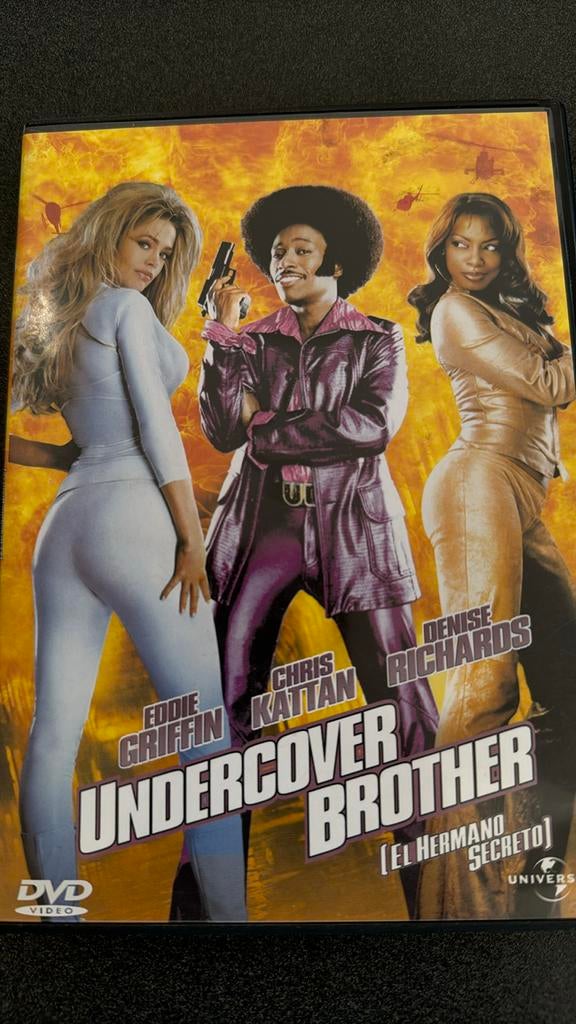 Undercover Brother “ DVD”, Alle leeftijden, Ophalen of Verzenden, Zo goed als nieuw