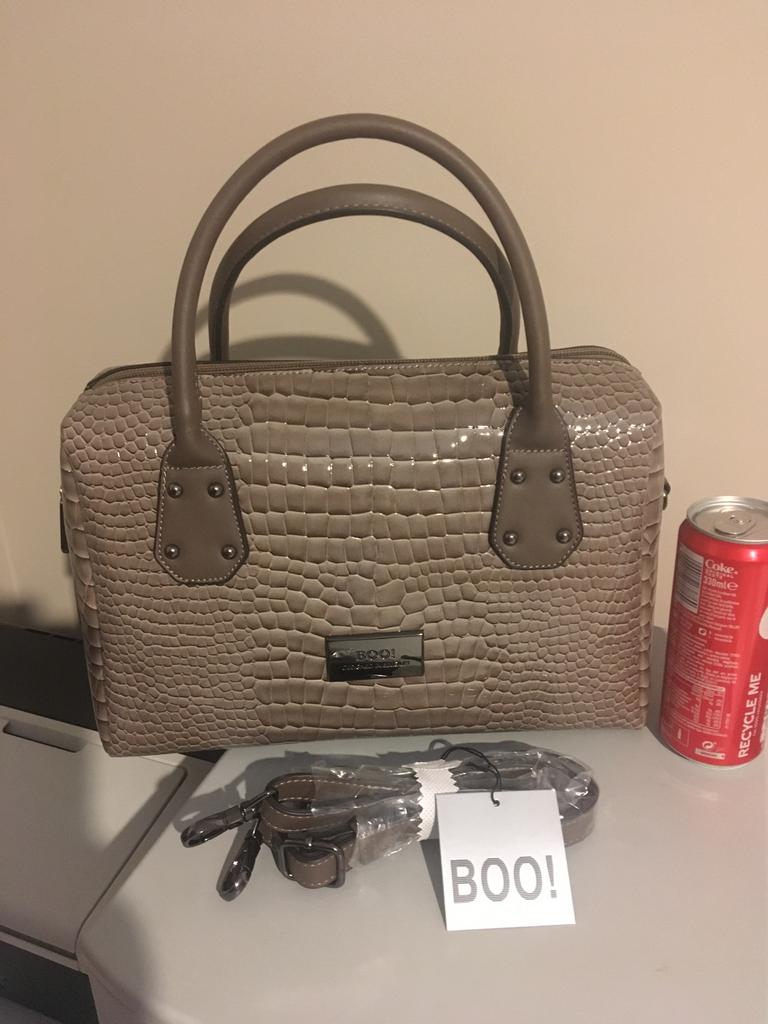 Nieuwe handtas BOO!, Handtassen en Accessoires, Tassen | Damestassen, Ophalen of Verzenden, Nieuw, Bruin, Handtas