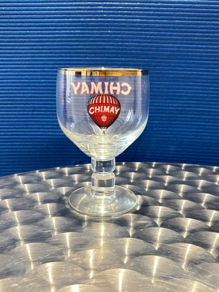 Verre chimay montgolfière, Collections, Verres & Petits Verres, Enlèvement ou Envoi, Neuf, Verre à bière