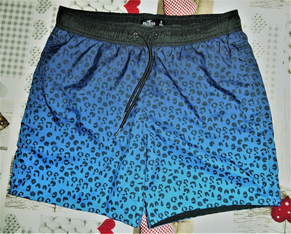 S Small bermuda de bain Guard-Fit Hollister bleu, Enlèvement ou Envoi, Short de bain, Bleu, Taille 46 (S) ou plus petite