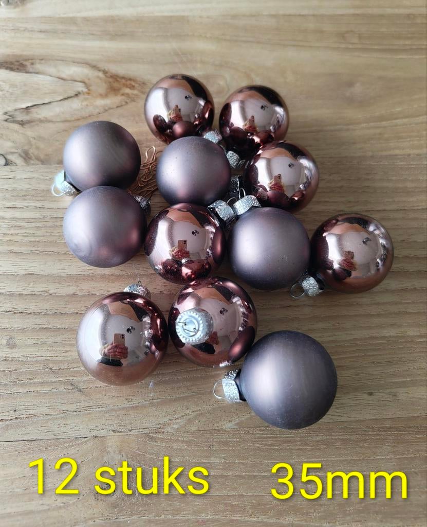 Kerstballen, Ophalen of Verzenden, Zo goed als nieuw