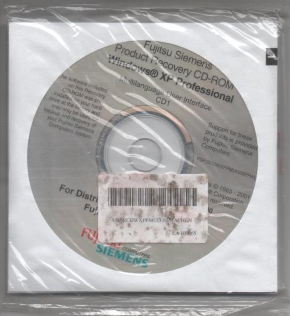 Windows XP Professional Recovery Cd'S 5 st (Nieuwstaat), Computers en Software, Besturingssoftware, Ophalen of Verzenden, Nieuw