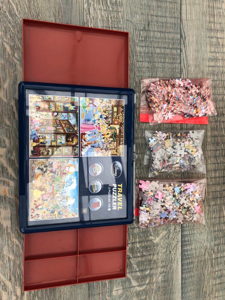 Puzzels 3 in 1 Disney, Envoi, Plus de 50 pièces, Comme neuf, 6 ans ou plus