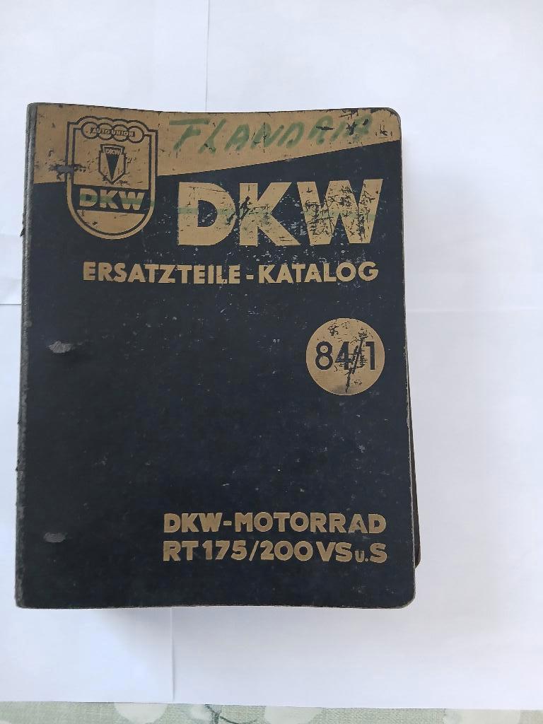DKW DOCUMENTATIEMAP VOOR MOTORFIETSEN, Ophalen of Verzenden, Gebruikt