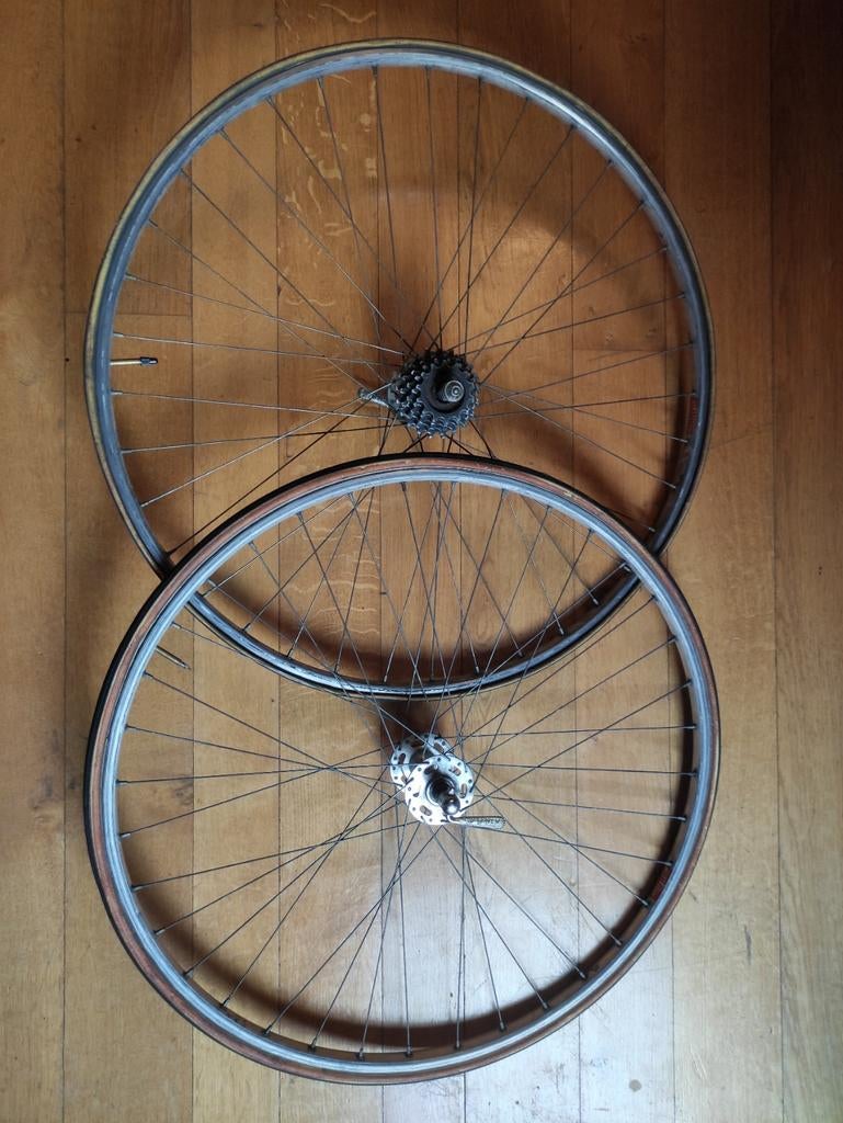 Roues à boyaux, vintage, Vélos & Vélomoteurs, Enlèvement