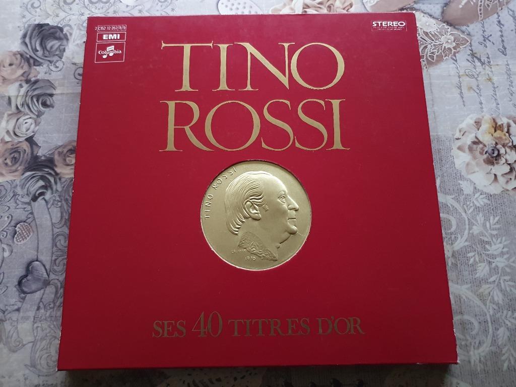 Coffret 3 disque vinyl 33 tours Tino Rossi, Enlèvement ou Envoi, Comme neuf