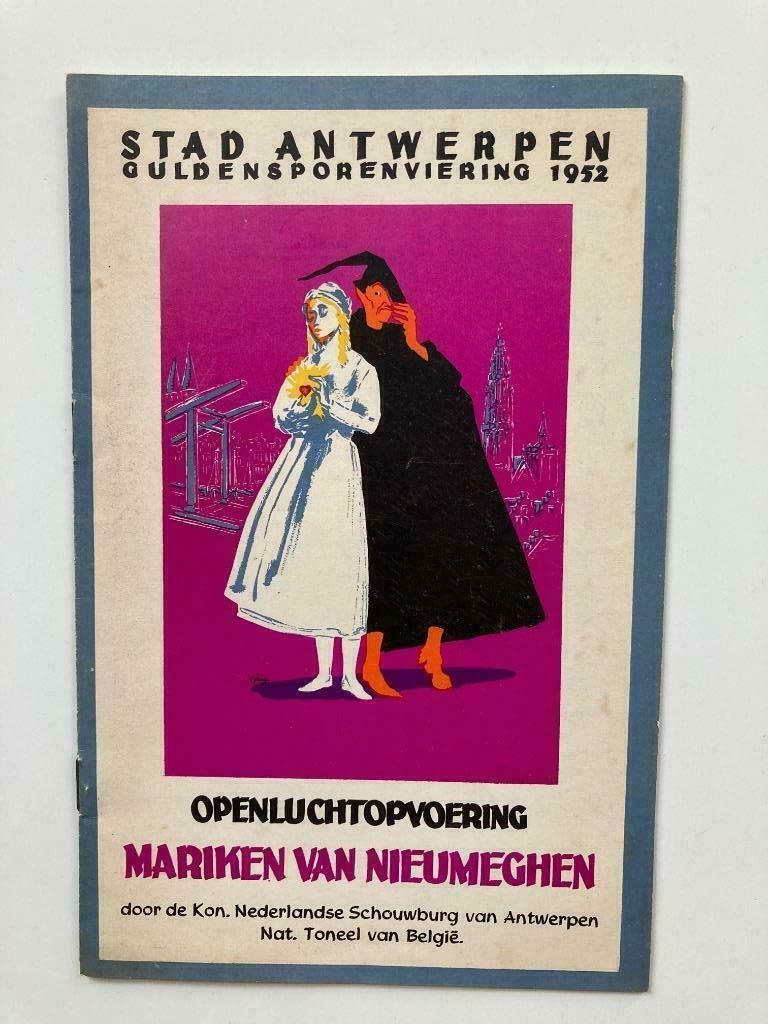 Programmaboekje openluchtopvoering Mariken Van Nieumeghen, Boeken, Geschiedenis | Stad en Regio, Ophalen of Verzenden