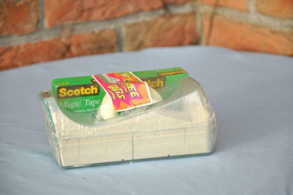 §distributeur dévidoir papier collant +3 rouleaux neuf, Enlèvement ou Envoi, Neuf