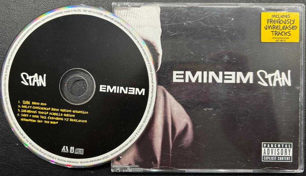 EMINEM - Stan ( maxi CD; 4 tracks ), CD & DVD, Envoi, Comme neuf
