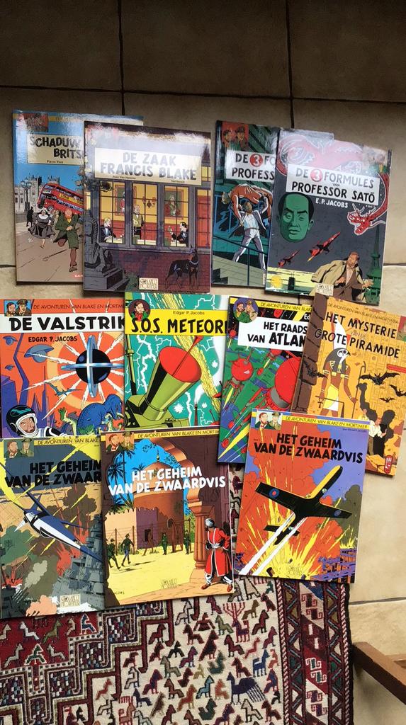 Blake en Mortimer  - 11 strips in nieuwstaat, Boeken, Ophalen of Verzenden, Zo goed als nieuw