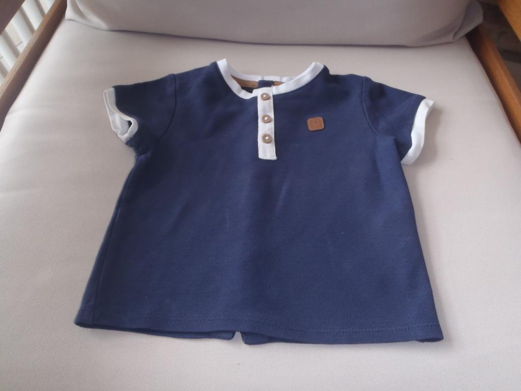 blauw t-shirt maat 74 - obaibi, Ophalen of Verzenden, Zo goed als nieuw, Jongetje, Overige typen