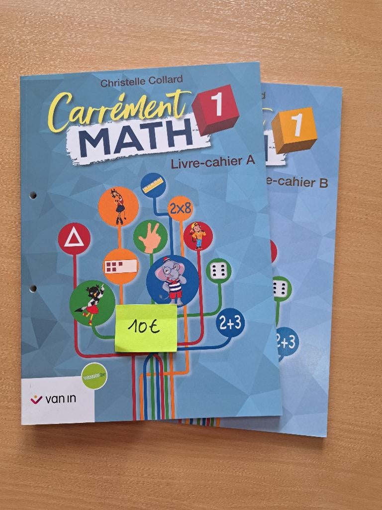 Carrément math 1 - Manuel scolaire math, Enlèvement, Neuf, Primaire, Mathématiques A
