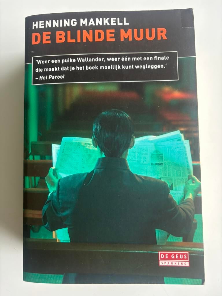 Henning Mankell - De blinde muur, Ophalen of Verzenden, Zo goed als nieuw, Henning Mankell