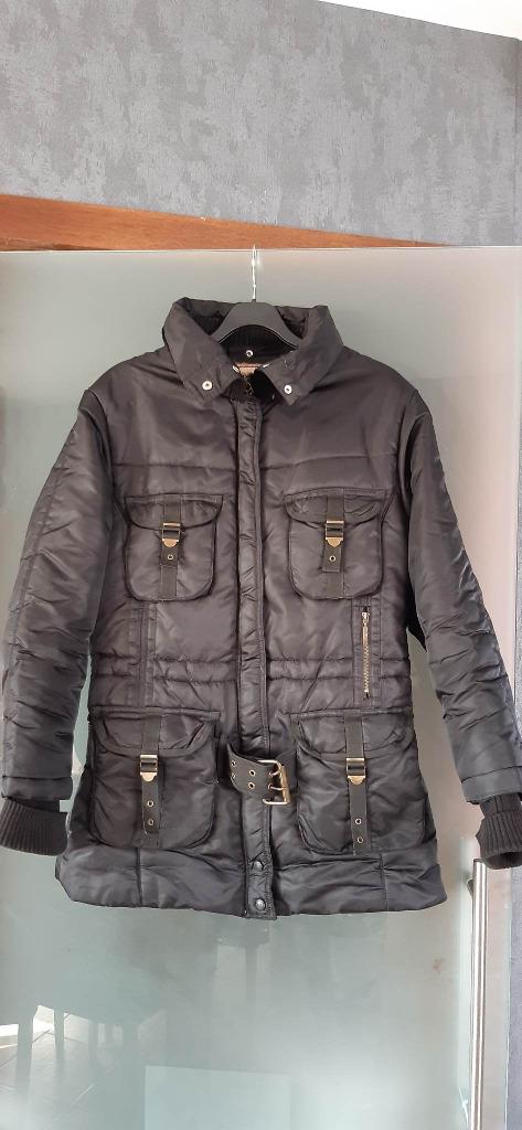 ZWARTE DAMES JAS MAAT M, Kleding | Dames, Jassen | Winter, Ophalen of Verzenden, Gedragen, Maat 38/40 (M), Zwart