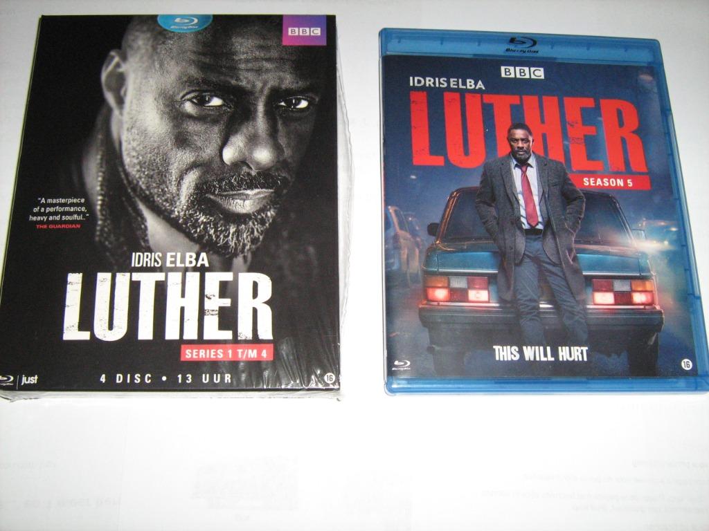 LUTHER - SEASON 1-2-3-4-5 ( BLU-RAY), CD & DVD, Blu-ray, Enlèvement ou Envoi, Comme neuf, TV & Séries télévisées