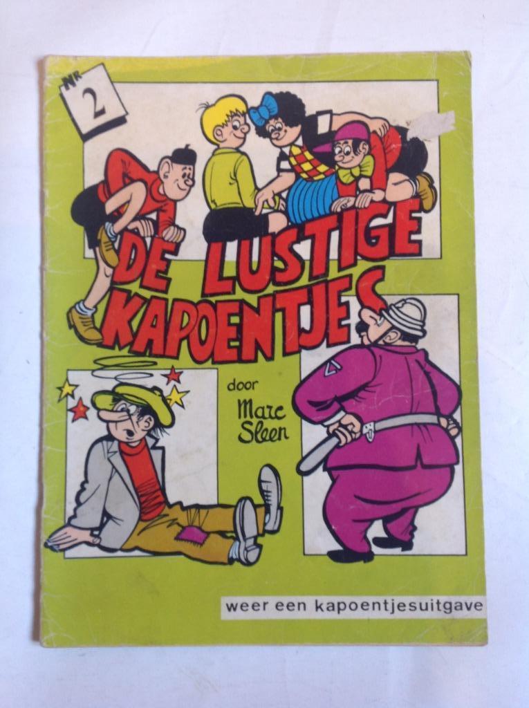 De Lustige Kapoentjes - Nr 2 - 1e druk - sc - 1981, Gelezen, Marc Sleen, Eén stripboek, Ophalen of Verzenden
