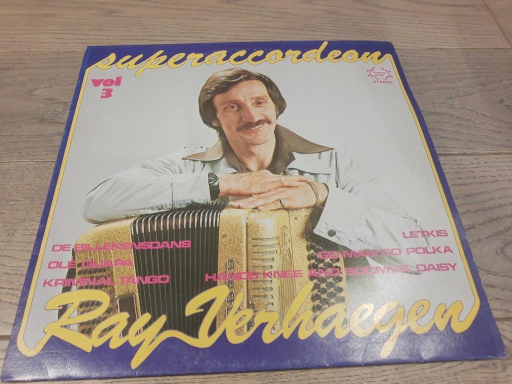 Accordéon LP : Ray Verhaegen, CD & DVD, Vinyles | Autres Vinyles, Enlèvement ou Envoi, Comme neuf