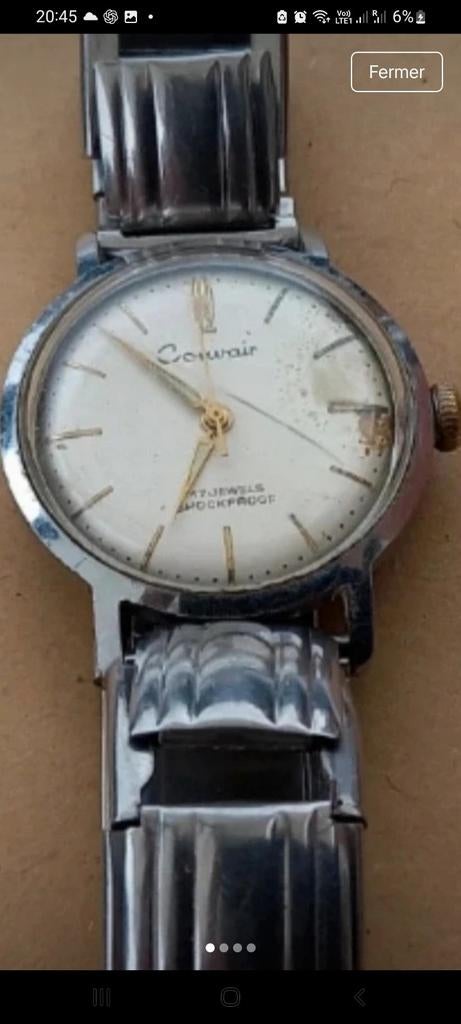 Montre mécanique vintage Convair