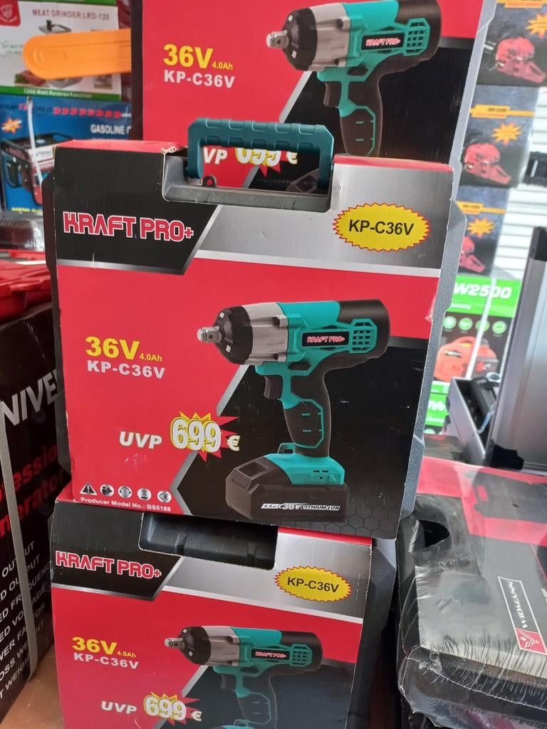 Nouvelle clé à chocs 24v + 36 4ah, 2 batteries + 4 prises, Enlèvement ou Envoi, Neuf