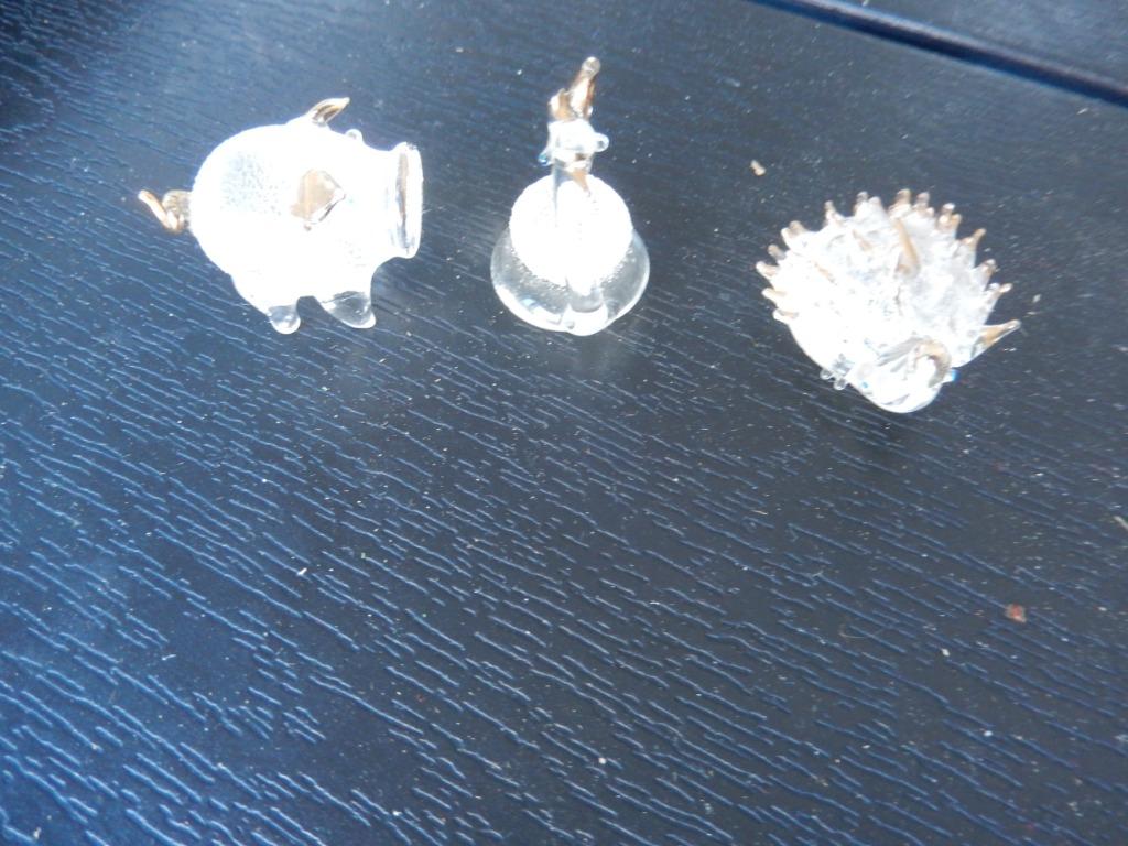 3 bling bling figuurtjes oa egel (zgan), Ophalen, Zo goed als nieuw