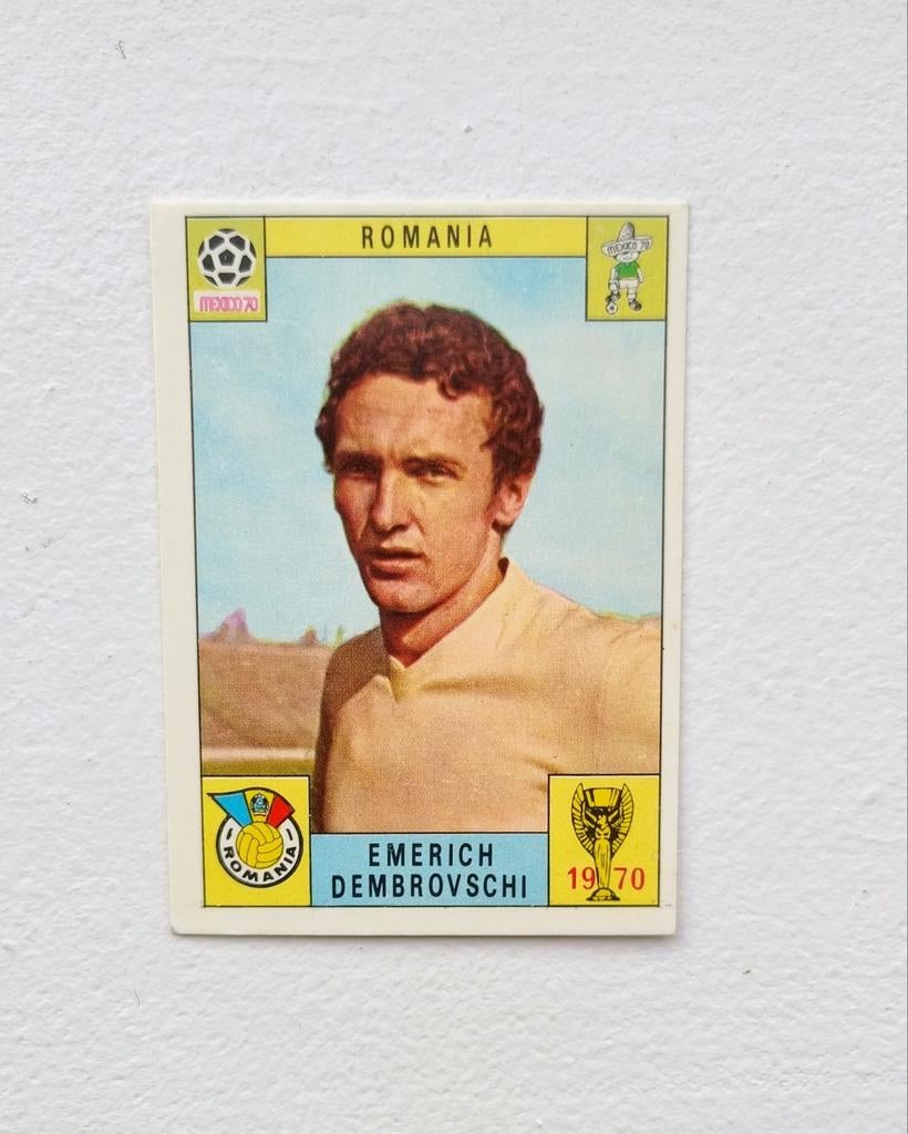 Panini Mexico 70: Romania, Emerich Dembrovschi., Ophalen of Verzenden, Zo goed als nieuw