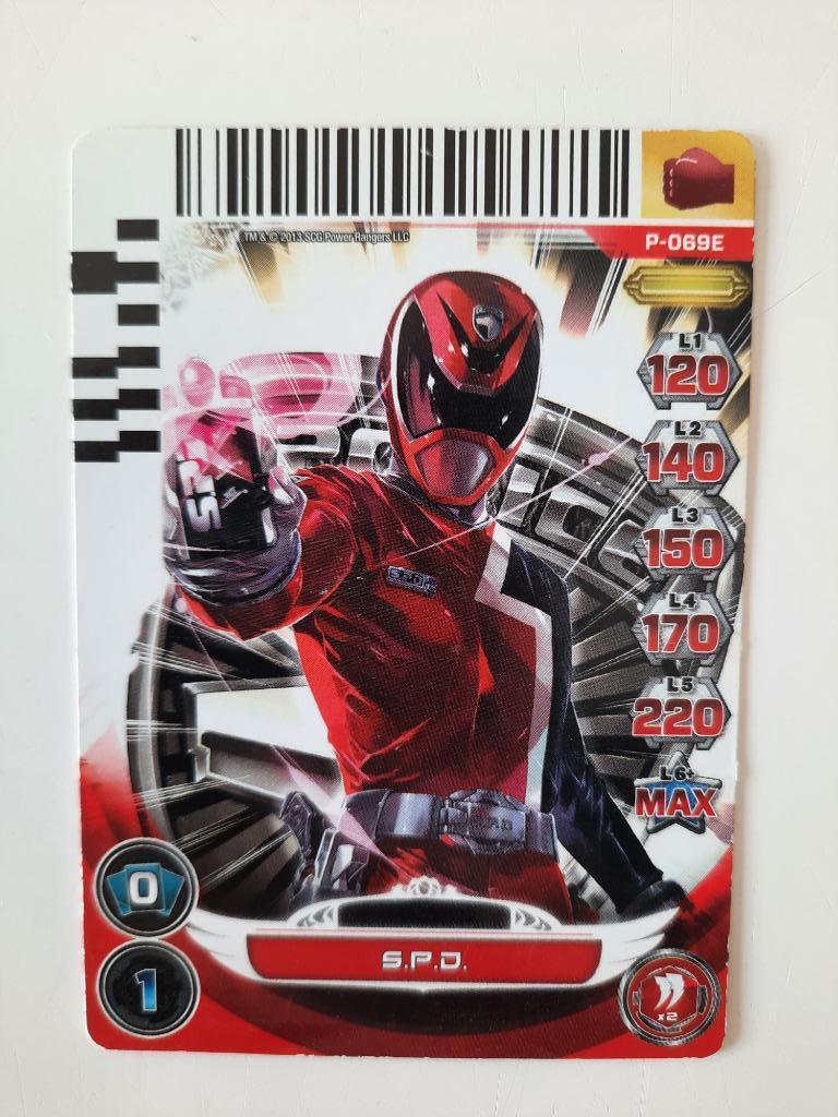 Saban's Power Rangers Action Card Game, Ophalen of Verzenden, Gebruikt, Tv, Foto of Kaart