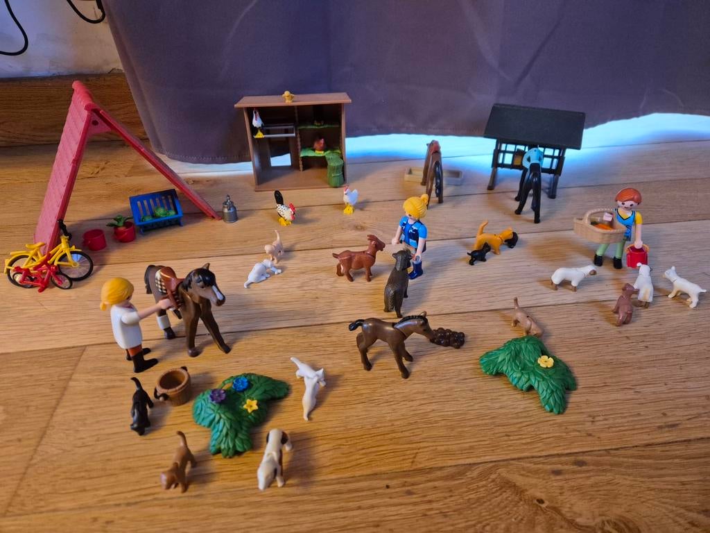 Playmobil la ferme, Enlèvement ou Envoi, Utilisé, Playmobil en vrac
