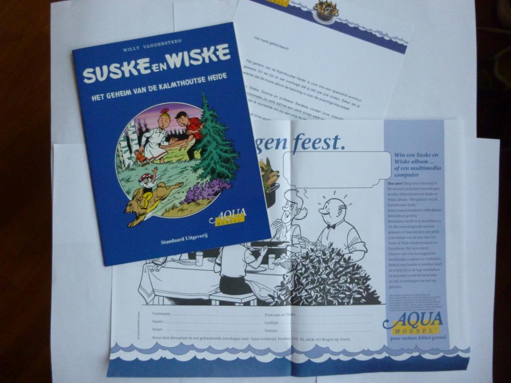 S&W AQUA MOSSELUITGAVE"HET GEHEIM V/D KALMTHOUTSE HEIDE"1999, Willy Vandersteen, Eén stripboek, Ophalen of Verzenden, Zo goed als nieuw