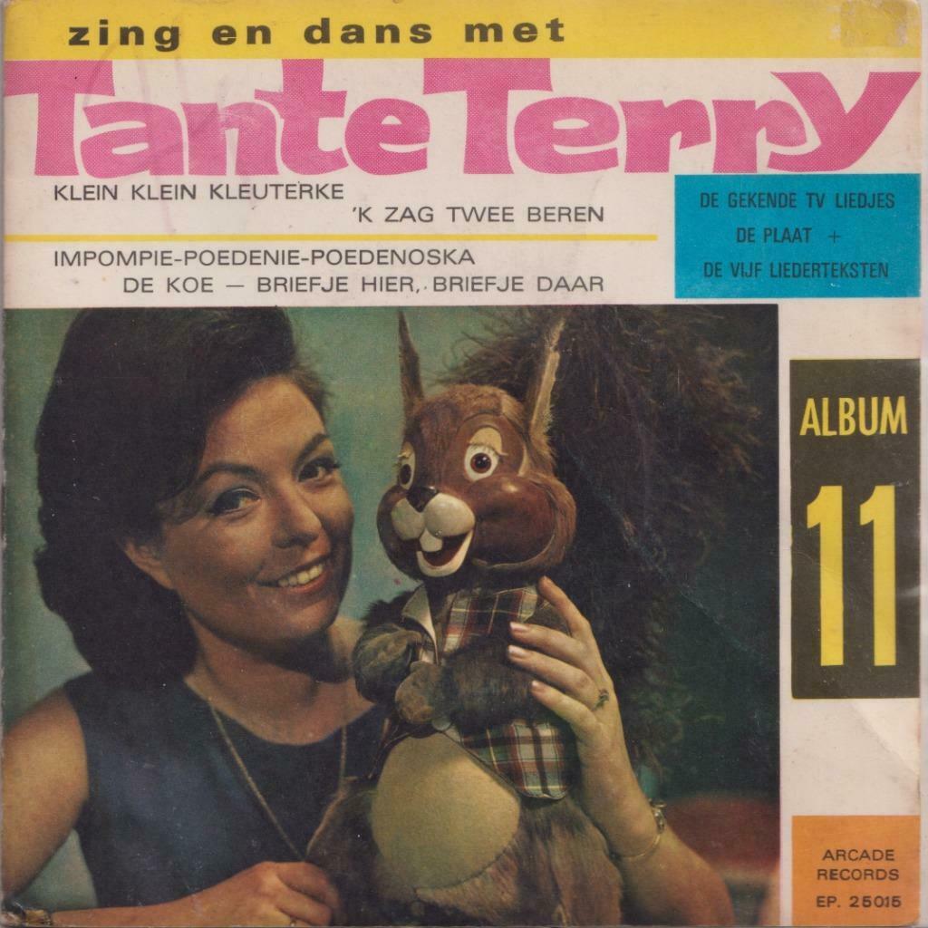 Tante Terry (Van Ginderen) – Klein klein kleurke / De Koe, Gebruikt, Ophalen of Verzenden, EP, Kinderen en Jeugd