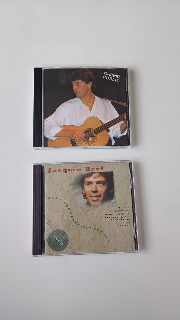 Jacques Brel + Cabrel Public, Cd's en Dvd's, Ophalen of Verzenden, Zo goed als nieuw
