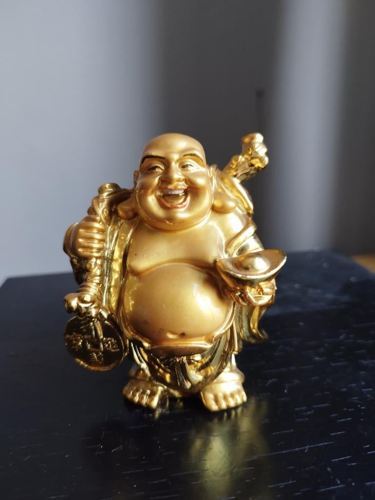 Bouddha doré 9 cm, Enlèvement ou Envoi, Comme neuf