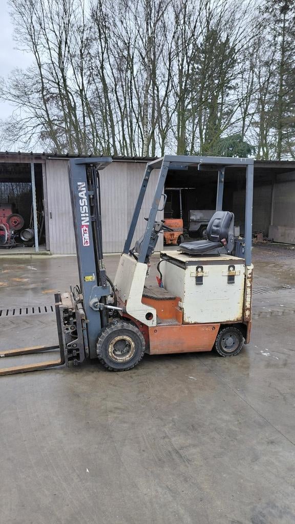 Nissan 1.5ton triple mast met side shift en vorkenspreider, Ophalen, Heftruck, 1000 tot 2000 kg, Nissan