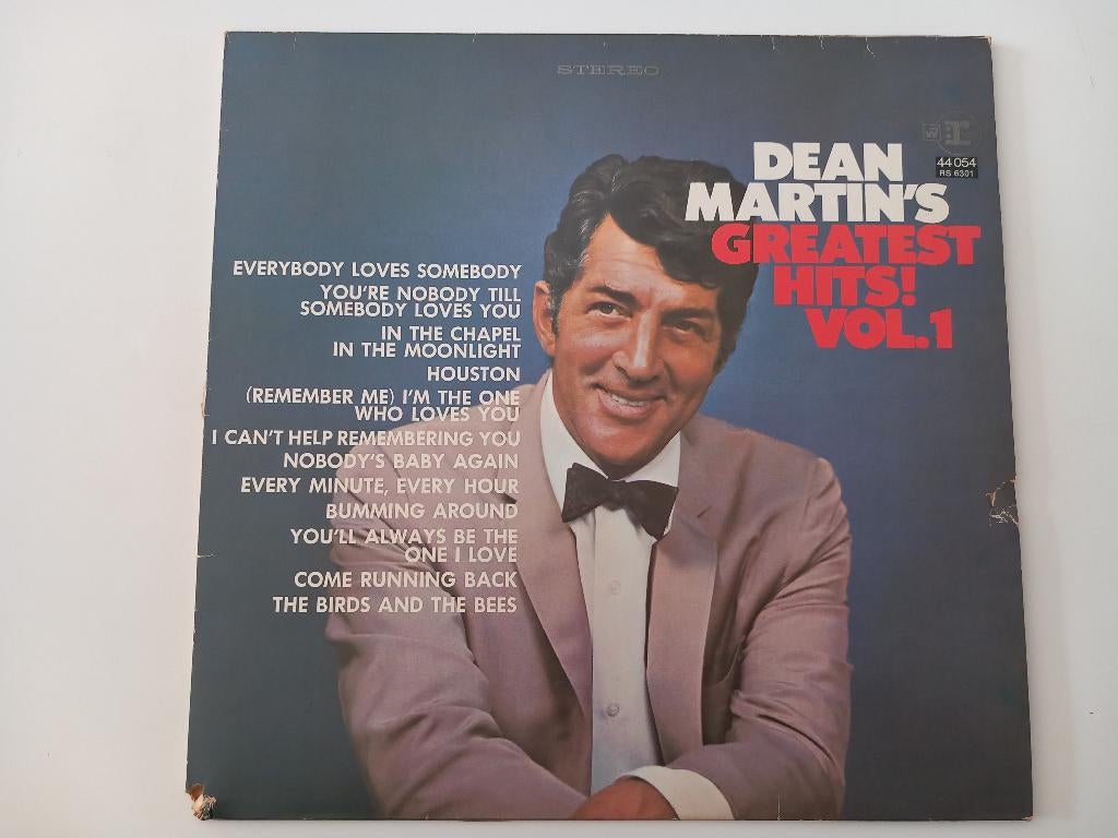 Vinyl LP Dean Martin Pop Hits Vocal Big Band Jazz, Cd's en Dvd's, Ophalen of Verzenden, 12 inch, Jazz