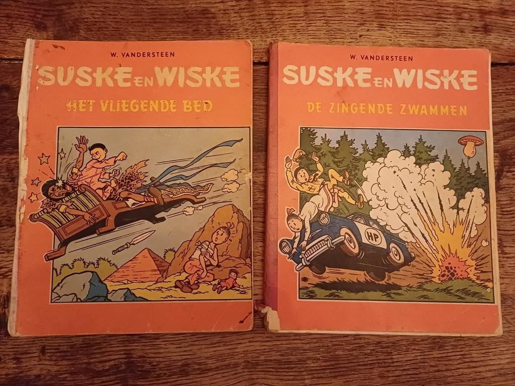 Groot lot tweekleurenreeks Suske en Wiske, Plusieurs BD, Enlèvement ou Envoi, Utilisé, Willy Vandersteen