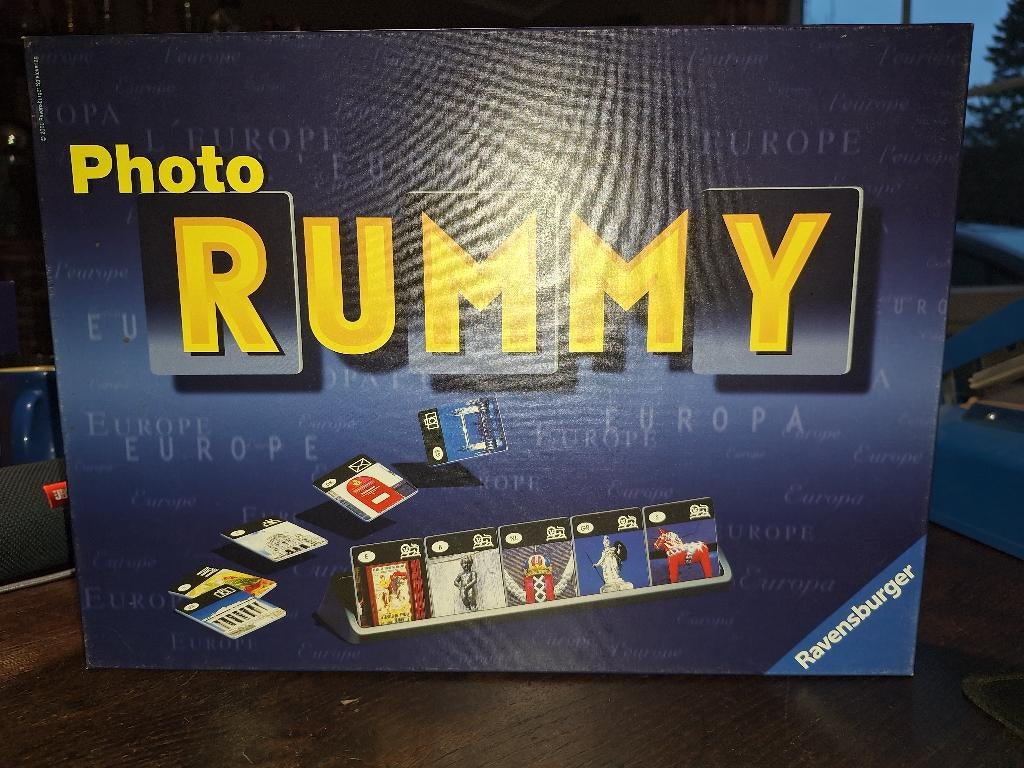 FOTO RUMMY, Drie of vier spelers, Ophalen of Verzenden, Zo goed als nieuw, Ravensburger