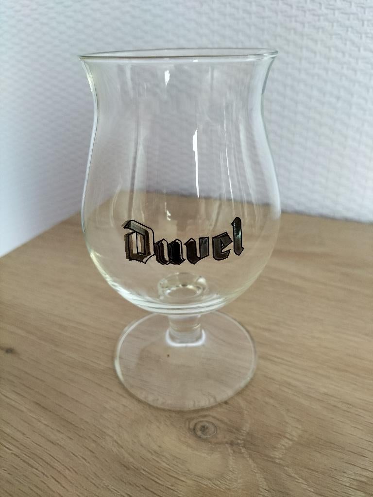Duvelglas.  Mini glas 8 cm, Verzamelen, Ophalen of Verzenden, Zo goed als nieuw, Glas of Glazen, Duvel