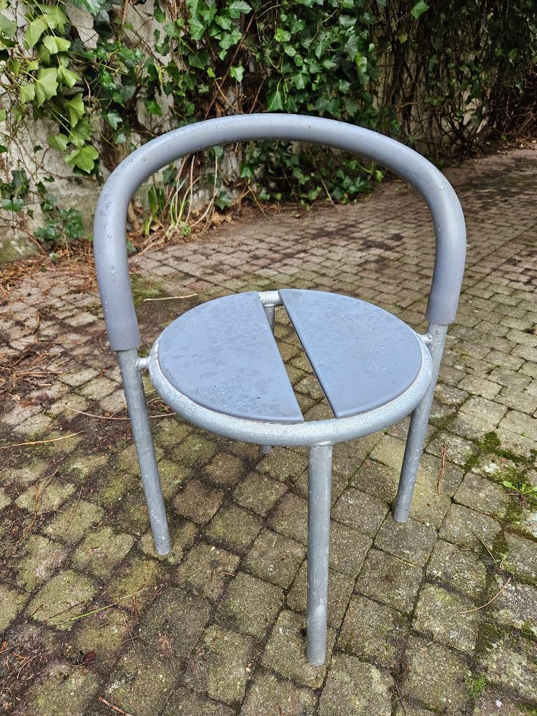 Fritz Hansen Pelikan 1988 vintage designstoel, Gebruikt, Twee, Ophalen of Verzenden, Metaal